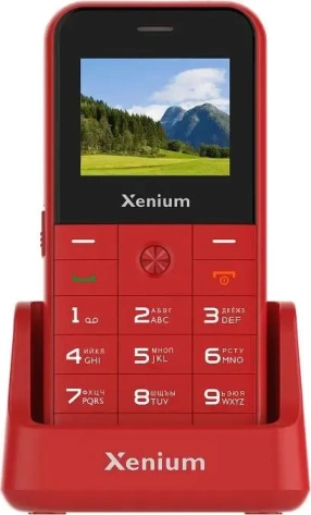Мобильный телефон Xenium X718 Red - фото в интернет-магазине Арктика