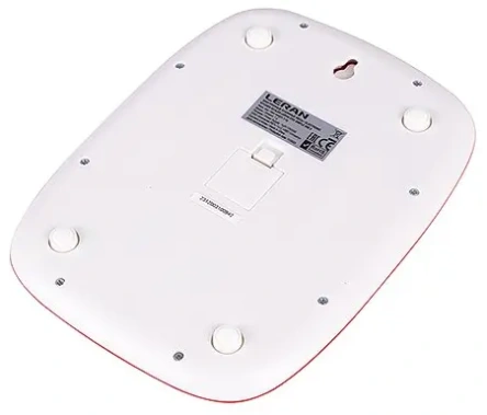 Весы кухонные LERAN EKS SIMPLE LINE RED - фото в интернет-магазине Арктика