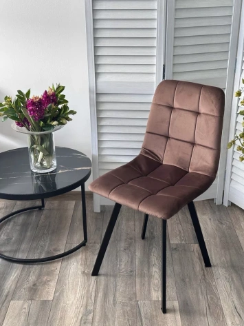 Стул РИЧИ (H-71 шоколадный/черный) - М-Сити - фото в интернет-магазине Арктика