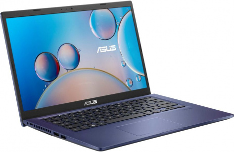 Ноутбук Asus X415JF-EK155T P 6805/4Gb/SSD256Gb/14" Win10 (синий) - фото в интернет-магазине Арктика