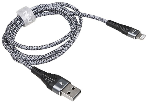 Кабель TFN USB-Lightning Forza 1m Графит (TFN-CFZLIGUSB1MGR)* - фото в интернет-магазине Арктика