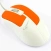 Мышь Gembird MOP-410-O USB (бело-оранжевый) - фото в интернет-магазине Арктика
