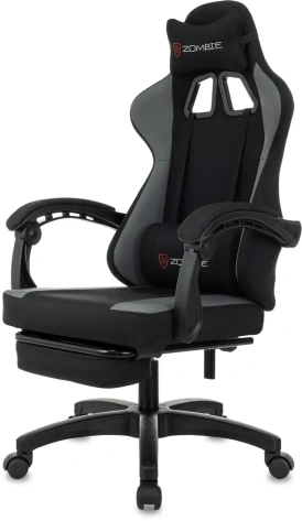 Кресло игровое ZOMBIE Weaver G черно-серое - фото в интернет-магазине Арктика