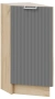 Кухня "Кимберли" шкаф нижний торцевой 30 (К1Н3Т/Ф1В3Т/дуб крафт золотой/титан) - Три Я
