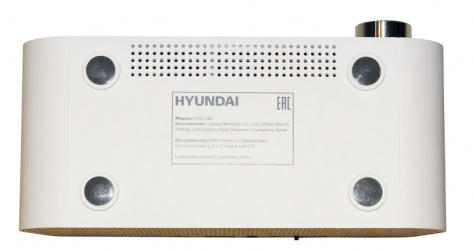 Радиочасы Hyundai H-RCL380 white - фото в интернет-магазине Арктика
