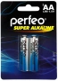 Батарейка Perfeo LR6-2BL Super Alkaline 2 шт
