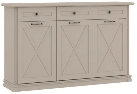 Спальня "Кантри" (КА-104.11) комод (Кашемир серый) - Ангстрем - фото в интернет-магазине Арктика