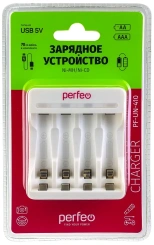 Зарядное устройство Perfeo PF-UN-410 Ni-MH/CD, 5V, 4 слота, AA/AAA* - каталог товаров магазина Арктика