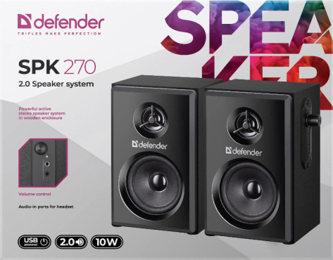 Колонки Defender SPK-270 - фото в интернет-магазине Арктика