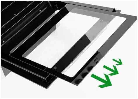 Плита комбинированная MiU 5011 ERP ГК LUX серая - фото в интернет-магазине Арктика