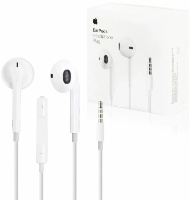 Наушники Apple EarPods with 3.5mm Headphone Plug (MNHF2ZM/A) - фото в интернет-магазине Арктика