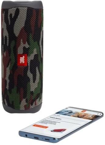 Портативная акустика JBL Flip 5 squad (JBLFLIP5SQUAD) - фото в интернет-магазине Арктика