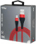 Кабель TFN USB-microUSB Forza 1m Black/Red (TFN-CFZMICUSB1MRD) - фото в интернет-магазине Арктика