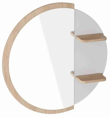 Спальня "Валенсия" зеркало (персидский жемчуг/дуб натуральный светлый) - Мебельград - каталог товаров магазина Арктика