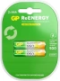 Аккумулятор GP HR03-2BL AAA  850 mAh 2 шт (85AAAHC)