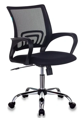 Кресло CH-695N/SL/Black черное TW-01 TW-11 - фото в интернет-магазине Арктика
