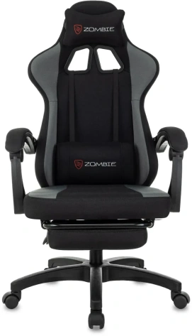 Кресло игровое ZOMBIE Weaver G черно-серое - фото в интернет-магазине Арктика