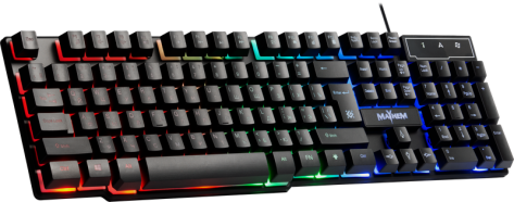 Игровая клавиатура Defender Mayhem GK-360DL (черная) - фото в интернет-магазине Арктика