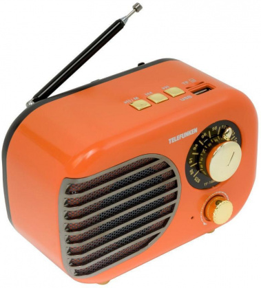 Радиоприемник Telefunken TF-1682B orange/gold - фото в интернет-магазине Арктика