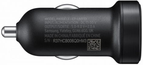 Зарядное устройство авто Samsung EP-LN930СBEGRU black USB Type-C 2A - фото в интернет-магазине Арктика