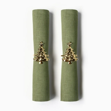 Набор салфеток с декорат. кольцами Этель Сhristmas tree 46х46 см - 2 шт. 10700196 - Сима-ленд - фото в интернет-магазине Арктика