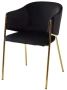 Стул DILL UDC8158 (BLUVEL-19 / GOLD) - М-Сити