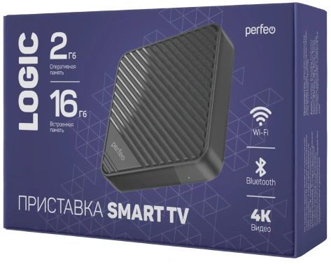 Смарт приставка Perfeo Logic 2+16Gb (PF_A4555) - фото в интернет-магазине Арктика
