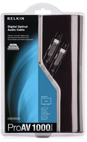 Кабель Belkin Toslink ProAV1000 1m (AV10009qp1M) - фото в интернет-магазине Арктика