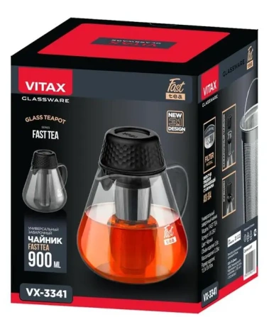 Чайник заварочный "Vitax" VX-3341 900 мл - Электробыт М - фото в интернет-магазине Арктика