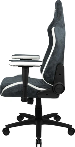 Кресло для геймеров Aerocool Crown AeroSuede Steel Blue (синее) - фото в интернет-магазине Арктика