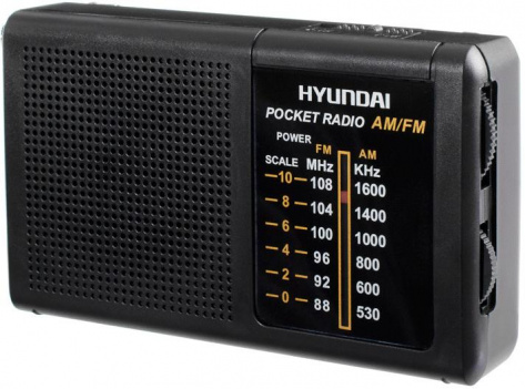 Радиоприемник Hyundai H-PSR130 black - фото в интернет-магазине Арктика