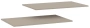 Спальня "Кантри" (КА-011.07) комплект полок (Кашемир серый) - Ангстрем