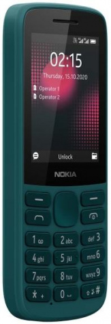 Мобильный телефон Nokia 215 4G DS cyan TA-1272 - фото в интернет-магазине Арктика