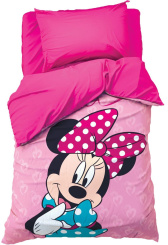Постельное бельё "Минни маус" 4230707 1,5 сп - Сима-ленд - каталог товаров магазина Арктика