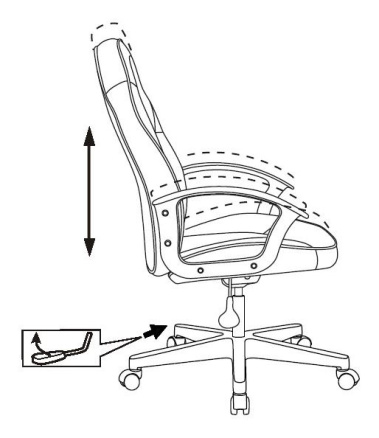 Кресло игровое ZOMBIE 11LT черно/красное - фото в интернет-магазине Арктика
