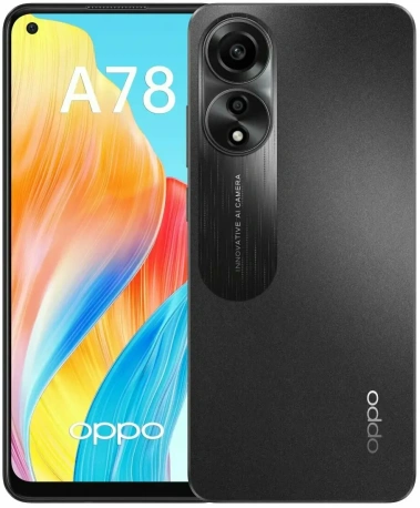 Мобильный телефон OPPO A78 8+128Gb Черный (CPH2565) - фото в интернет-магазине Арктика