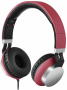 Наушники с микрофоном Gorsun GS-789 (красные) (08569)