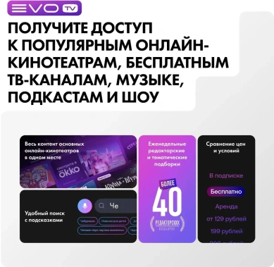 Телевизор Haier 43 Smart TV S3 UHD RU - фото в интернет-магазине Арктика