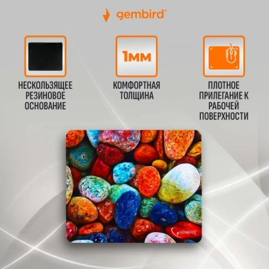 Коврик Gembird MP-STONES - фото в интернет-магазине Арктика