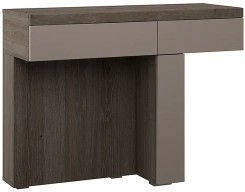 Спальня "Анри" (АН-500.11) туалетный стол (Д4, Давос Трюфель+Темный лен) - Ангстрем - каталог товаров магазина Арктика