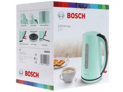 Чайник Bosch TWK 7502 - фото в интернет-магазине Арктика