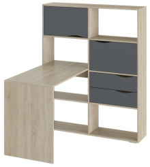 Стол письменный Тип 7 (дуб сонома/графит серый) - Три Я - каталог товаров магазина Арктика