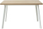 Стол обеденный ФИН 120 (дуб канзас/белый) - М-Сити - фото в интернет-магазине Арктика