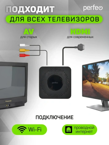 Смарт приставка Perfeo Vision 2+16Gb (PF_A4560) - фото в интернет-магазине Арктика