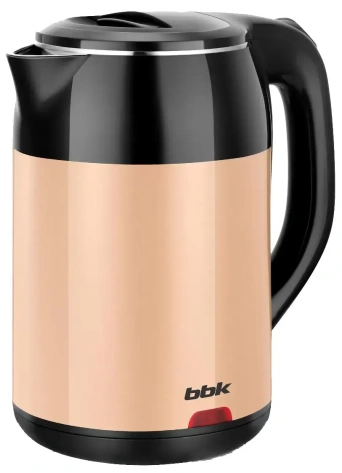 Чайник BBK EK1709P черный/бежевый - фото в интернет-магазине Арктика