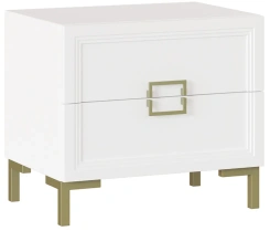 Спальня "Дольче" (ДЛ-305.03) тумба прикр (Белый премиум (древесные поры ПП) - Ангстрем - каталог товаров магазина Арктика