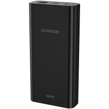 Портативный аккумулятор CANYON PB-2001 (H2CNECPB2001B) (черный) 20000 мАч - каталог товаров магазина Арктика