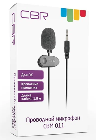 Микрофон CBR CBM-011 (черный) - фото в интернет-магазине Арктика