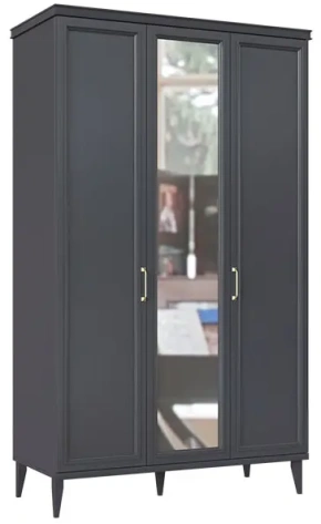 Спальня "Орландо" (ОР-177.03) шкаф для одежды (Серый уголь) - Ангстрем - фото в интернет-магазине Арктика