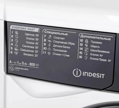 Стиральная машина Indesit EWSB 5085 BK CIS - фото в интернет-магазине Арктика